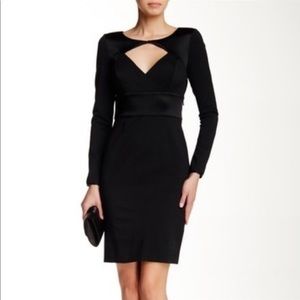 Halston Heritage Little Black Dress Chest Size 0